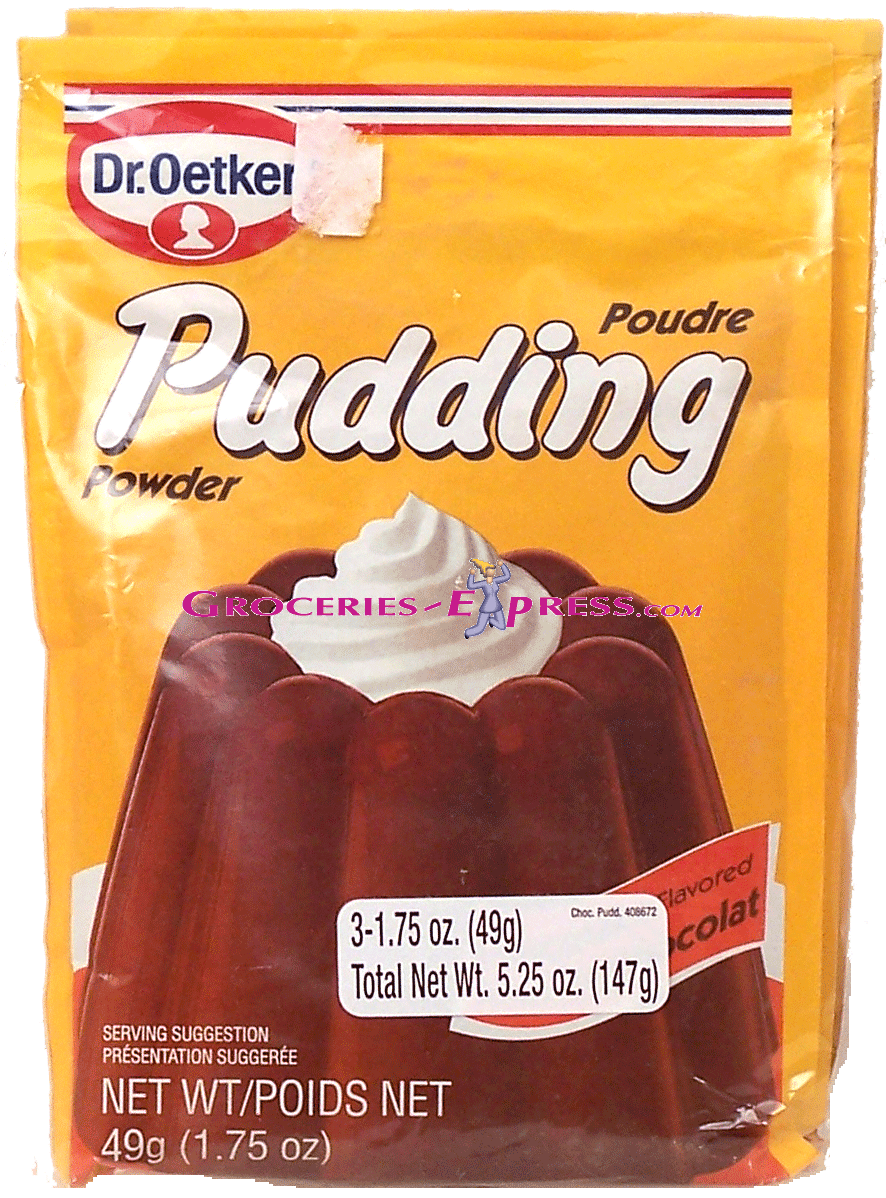 Dr. Oetker&nbsp;&nbsp;chocolate pudding powder 3-count, 1.75-ounce packs Full-Size Picture